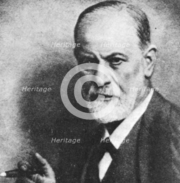 Sigmund Freud (1856-1939), Austrian Psychologist. Artist: Unknown