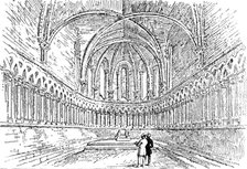Proposed restoration of the Chapter House, Durham Cathedral.., the Chapter House as it will be, 1890 Creator: Unknown.