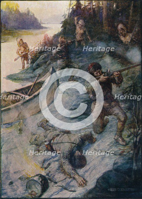 'No Man Was Safe, No Life Was Safe', 1908, (c1920). Artist: Joseph Ratcliffe Skelton.