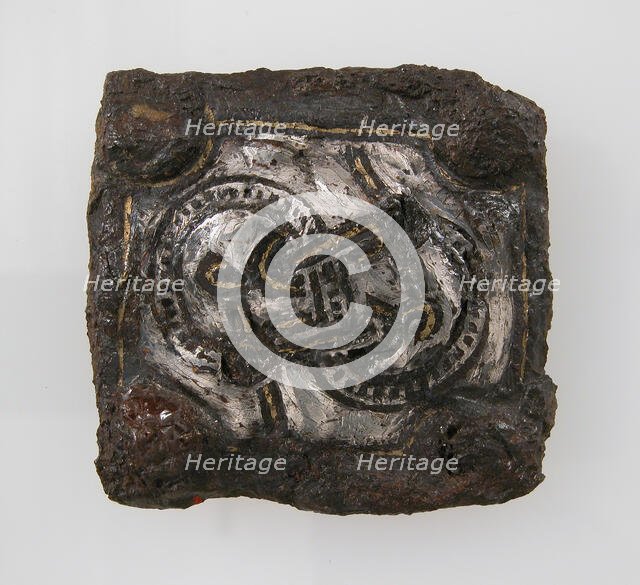 Plate of a Belt Buckle, Frankish, 6th-7th century. Creator: Unknown.