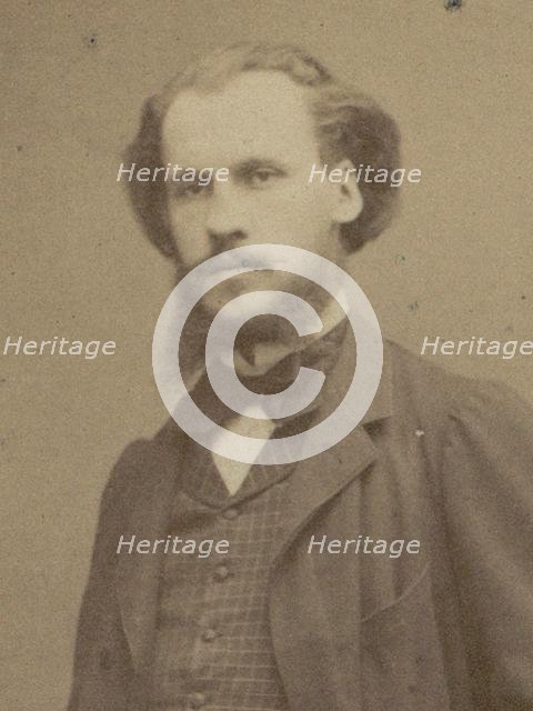 Portrait of the Composer Charles Lenepveu (1840-1910) , 1870. Creator: Carjat, Étienne (1828-1906).