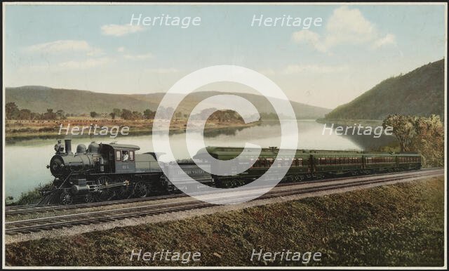 Black Diamond Express, Lehigh Valley Railroad, Pennsylvania, c1898. Creator: William H. Jackson.