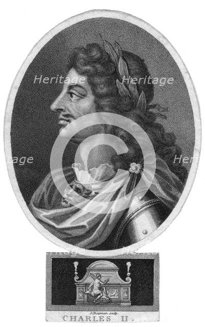 Charles II, King of England, Scotland and Ireland, (19th century).Artist: J Chapman