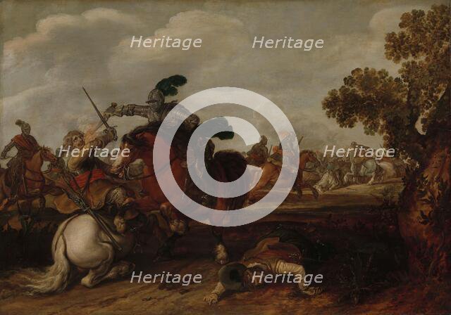 A Cavalry Charge, 1629. Creator: Jan Martszen de Jonge.