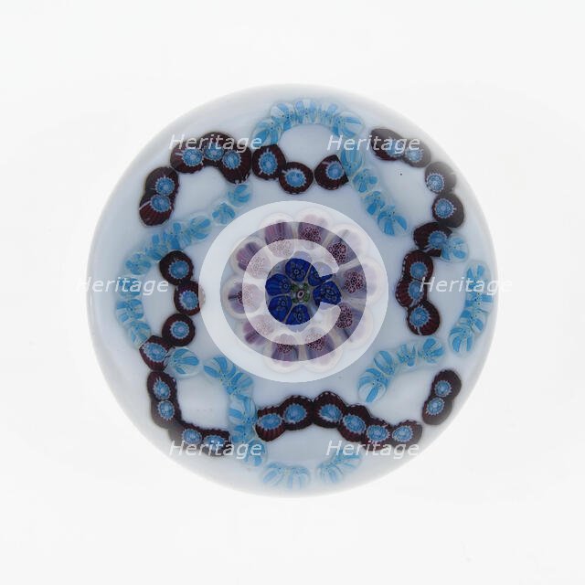Paperweight, Clichy, 19th century. Creator: Clichy Glassworks.