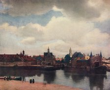 'View of Delft from the Rotterdam Canal', 1660-61, (1912). Artist: Jan Vermeer.