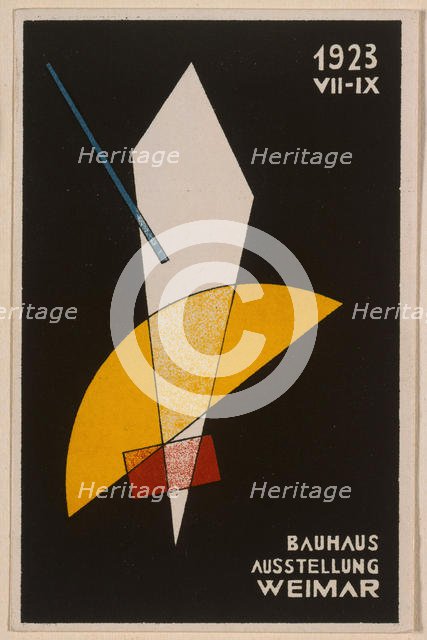 Entry ticket to Bauhaus exhibition.