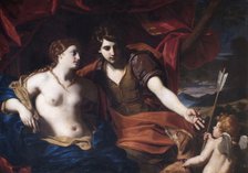 'Venus and Adonis', c1700-c1710. Artist: Carlo Cignani.