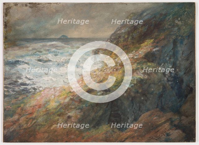 From the Cliffs of Ailse, Ayrshire, between 1860 and 1909. Creator: Robert Hopkin.