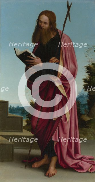 Saint Philip the Apostle (High Altarpiece, Oratory of S. Pietro in Vincoli), 1505. Artist: Costa, Lorenzo (1460-1535)