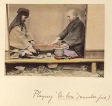 Playing 'Go-bau' (number five), about 1873-1883. Creator: Shinichi Suzuki I.