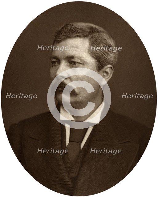 Henry Morton Stanley, African explorer, 1880.Artist: Lock & Whitfield