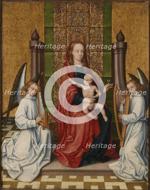 The Virgin and child enthroned, Between 1550 and 1560. Creator: Coffermans, Marcellus (1520-1578).