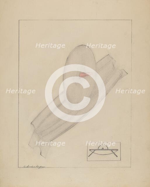 Spice Grinder, 1935/1942. Creator: Columbus Simpson.