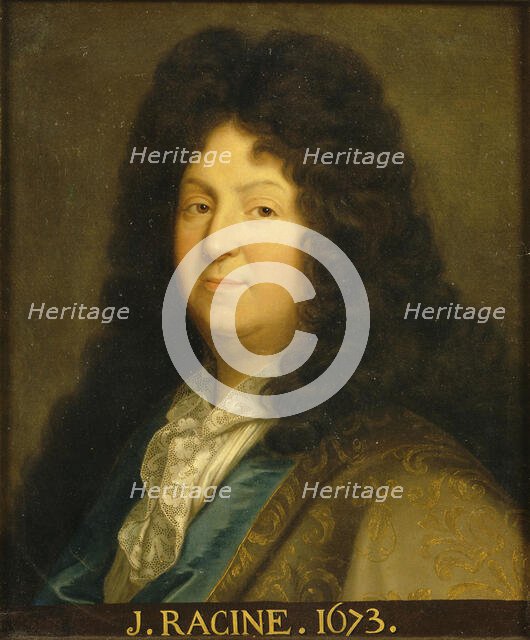 Portrait of the poet Jean Racine (1639–1699), 1698. Creator: Santerre, Jean Baptiste (1658-1717).