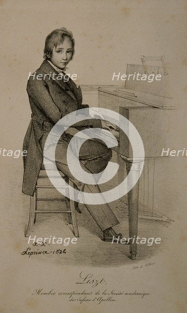 Portrait of the composer Franz Liszt (1811-1886).