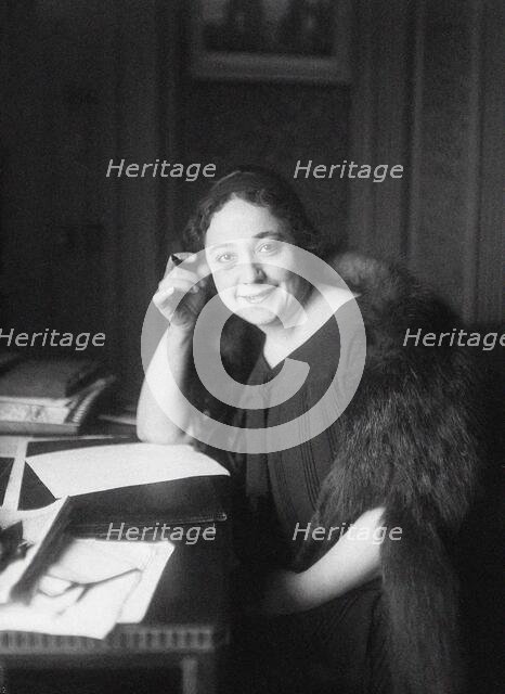 Portrait of Huda Sharawi (1879-1947). Creator: Unknown photographer.