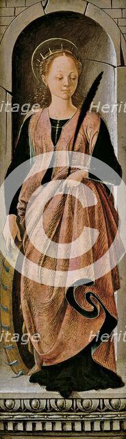 Saint Catherine, 1470. Creator: Francesco del Cossa.