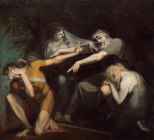 Oedipus Cursing His Son Polynices, 1786. Creator: Henry Fuseli.