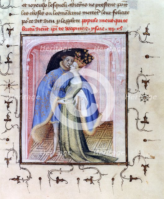 Paris and Helen, c1406. Artist: Unknown