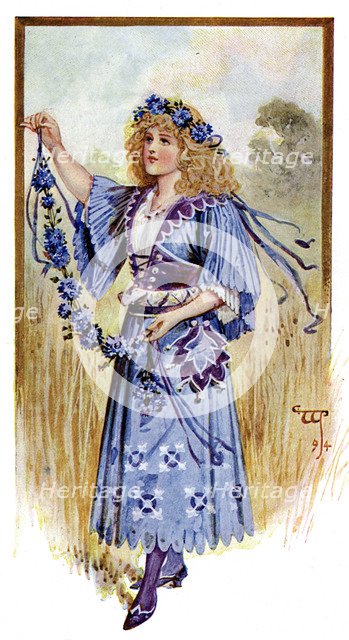 'The Cornflower', 1899. Artist: Unknown