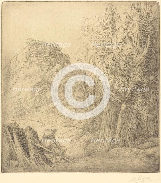 Old Village (Ville vieille). Creator: Alphonse Legros.