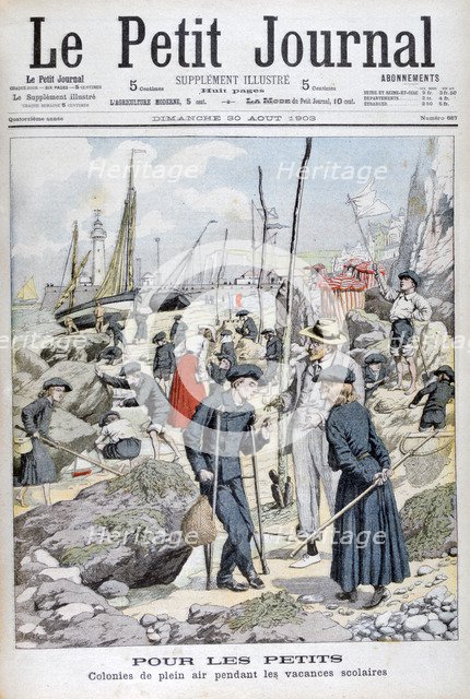 Children's Holiday Camp during School Holidays, 1903. Artist: Unknown