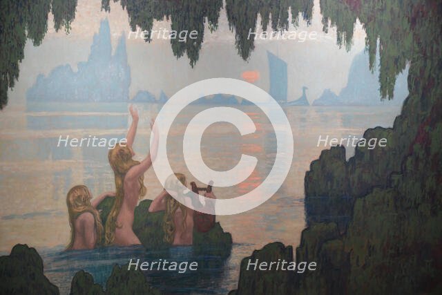 Chants sur l'eau, 1912. Creator: Auburtin, Jean Francis (1866-1930).