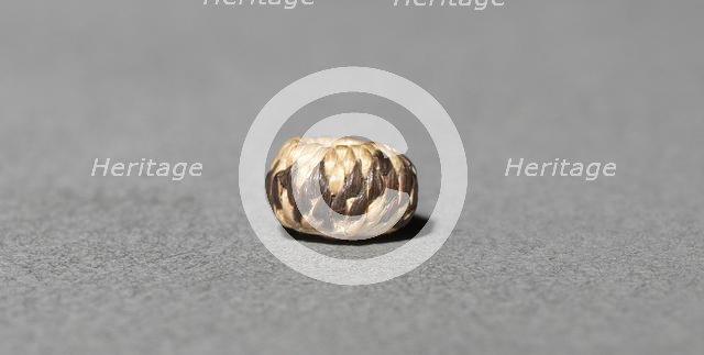 Miniature Round Basket, late 1800s-early 1900s. Creator: Unknown.