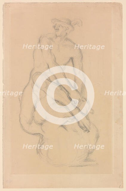 Mercury (after Pigalle), 1885/1895. Creator: Paul Cezanne.