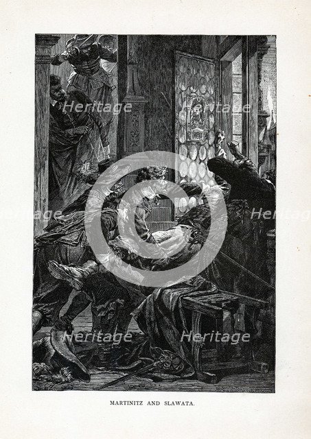 Martinitz and Slawata, 1882. Artist: Brend'amour, Richard (1831-1915)