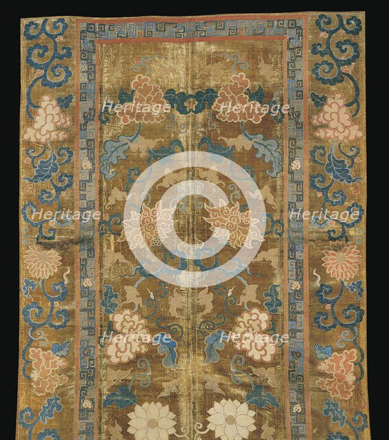 Incomplete Carpet, China, Qing dynasty(1644-1911), 1730s. Creator: Unknown.