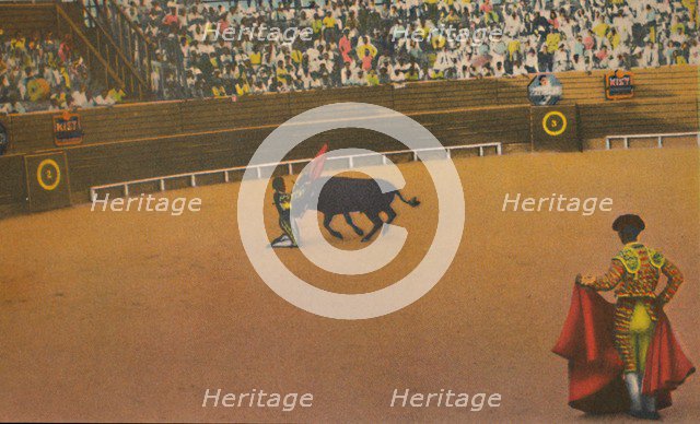 La Magdalena Bull Ring, Barranquilla', c1940s. Artist: Unknown.