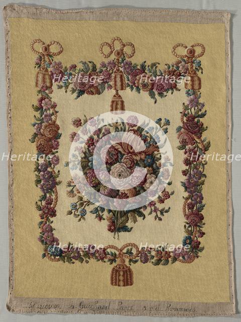 Textile Panel for Fire Screen (replacement), c. 1780. Creator: Unknown.