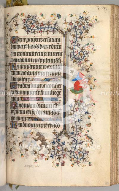 Hours of Charles the Noble, King of Navarre (1361-1425): fol. 183r, Text, c. 1405. Creator: Master of the Brussels Initials and Associates (French).