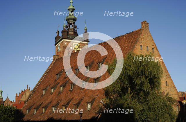 The Great Mill, built by the Teutonic Knights in 1350, Old Town, Gdansk, Poland, 2015. Creator: Unknown.