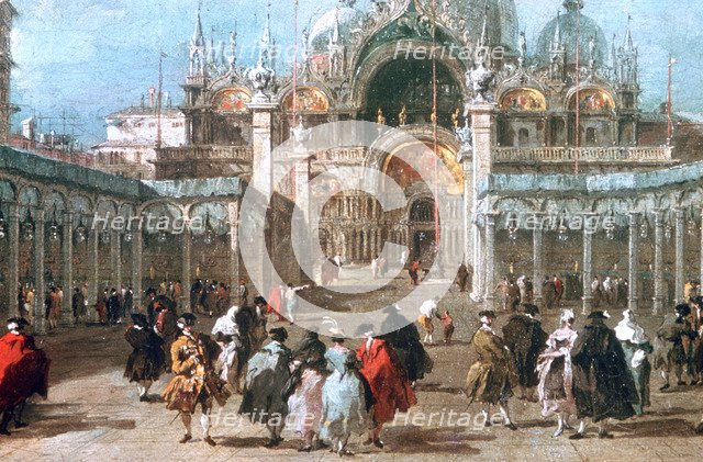 'The Feast of Ascension in the Piazza San Marco', c1775. Artist: Francesco Guardi