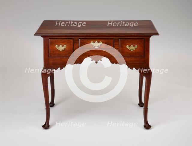 Dressing table, about 1740-1760. Creator: Unknown.