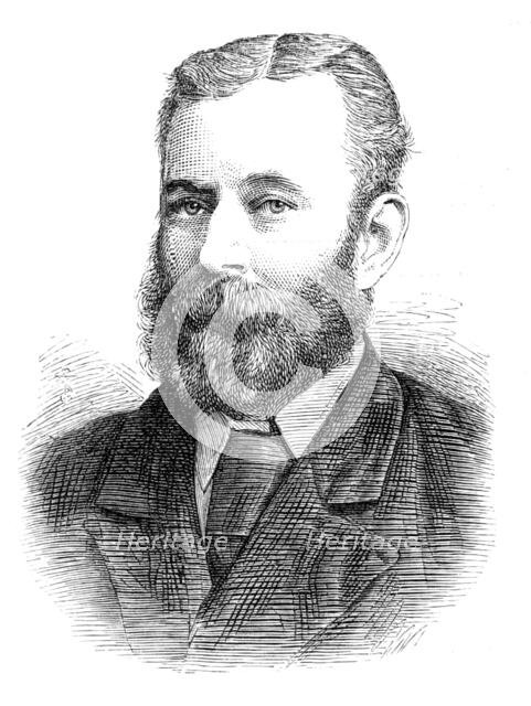 The late Captain C. J. Brownrigg, R.N., killed by Arab slave traders at Pemba, Zanzibar, 1881. Creator: Unknown.