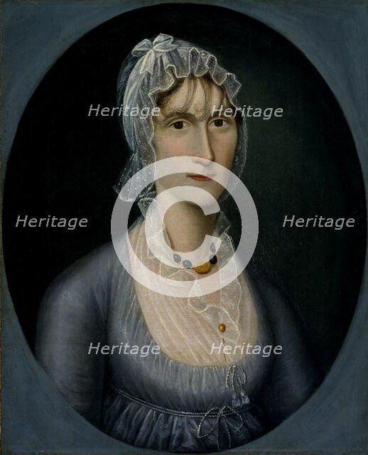 Portrait of Mrs. Barbara Baker Murphy (Wife of Sea Captain), ca. 1810. Creator: Joshua Johnson.