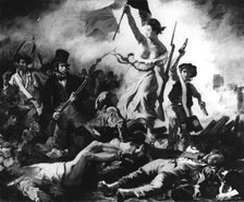 'La Liberte guidant le Peuple', 28th July 1830.  Artist: Eugène Delacroix