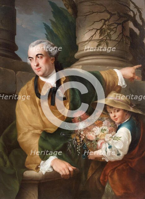 Portrait of Charles Claude Flahaut de La Billarderie, comte d'Angiviller (1730-1809), 1760. Creator: Blanchet, Louis-Gabriel (1705-1772).