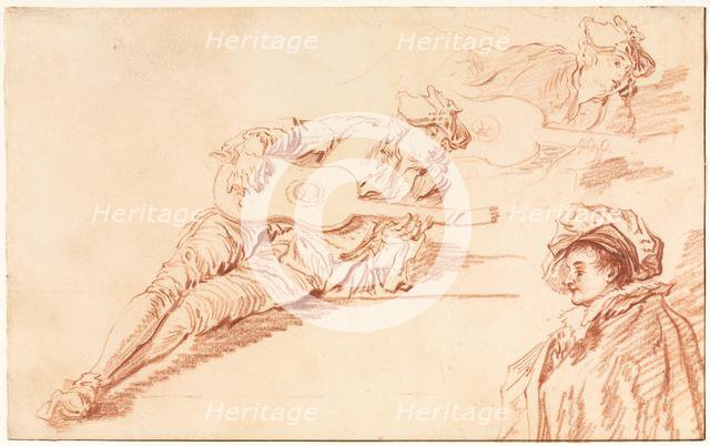 The Guitarist, 1720s. Creator: Jean-Baptiste Pater (French, 1695-1736).