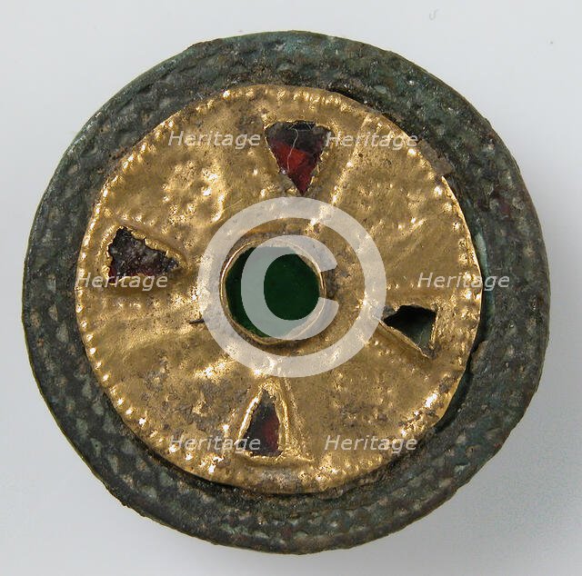 Disk Brooch, Frankish, 6th or 7th century (?). Creator: Unknown.
