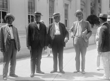 Railway Brotherhoods Committee - W.S. Carter; William S. Stone; W. G. Lee; A. B. Garretson, 1916. Creator: Harris & Ewing.