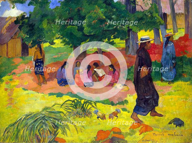 'Taperaa Mahana', (Late Afternoon), 1892.  Artist: Paul Gauguin