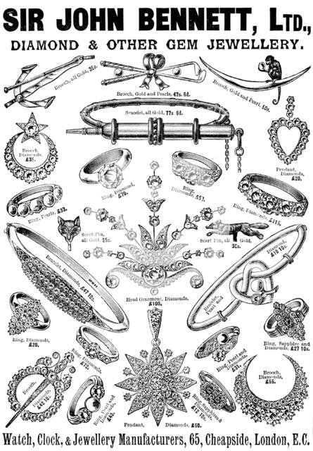 Advertisement for Sir John Bennett, Ltd., 1898. Creator: Unknown.