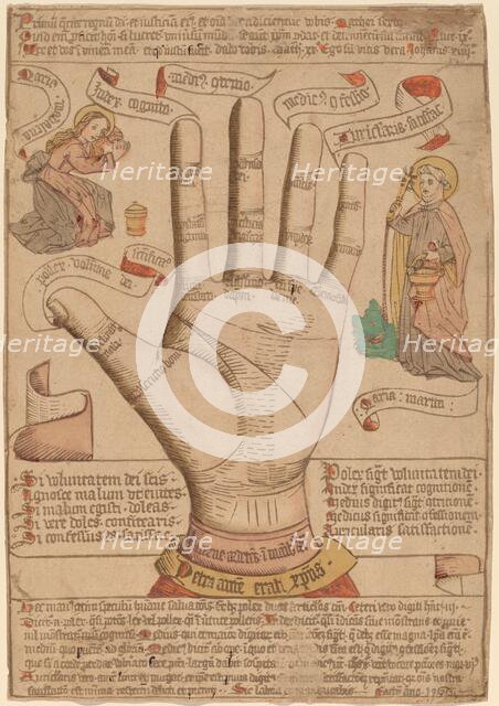 The Hand as the Mirror of Salvation, 1466. Creator: Unknown.