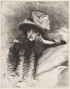 Berthe, 1883. Creator: James Tissot.