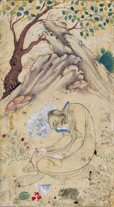 A Sufi in Ecstasy in a Landscape, between c1650 and c1660. Creator: Unknown.